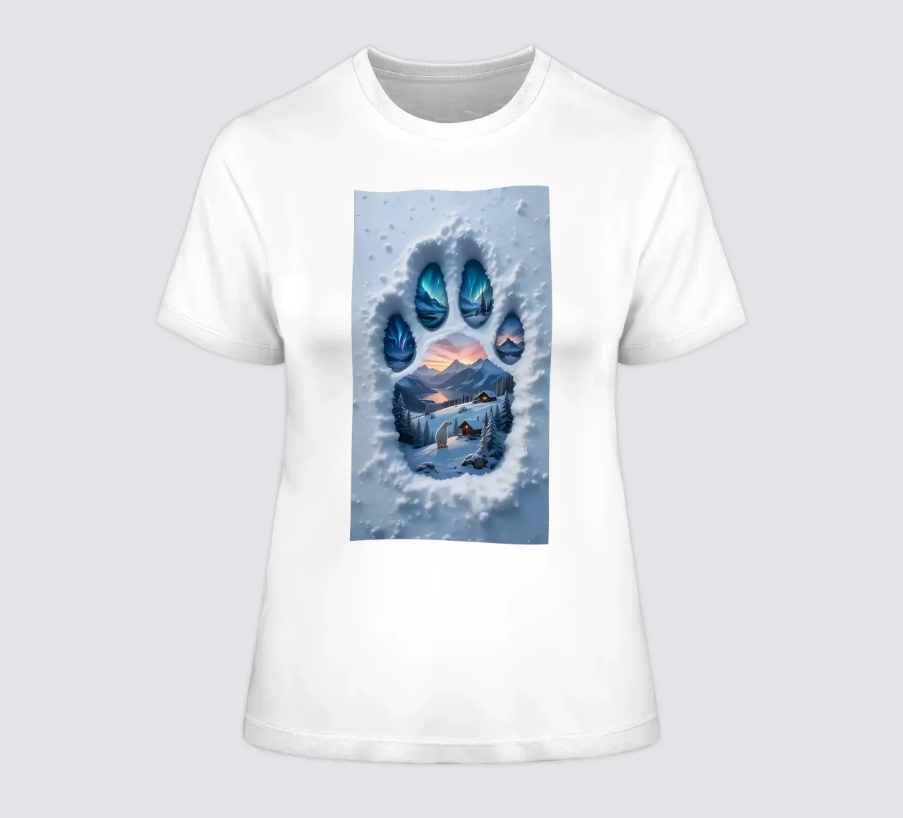 Minimalistische Poster 42 dames t-shirt getailleerd van Kadynce