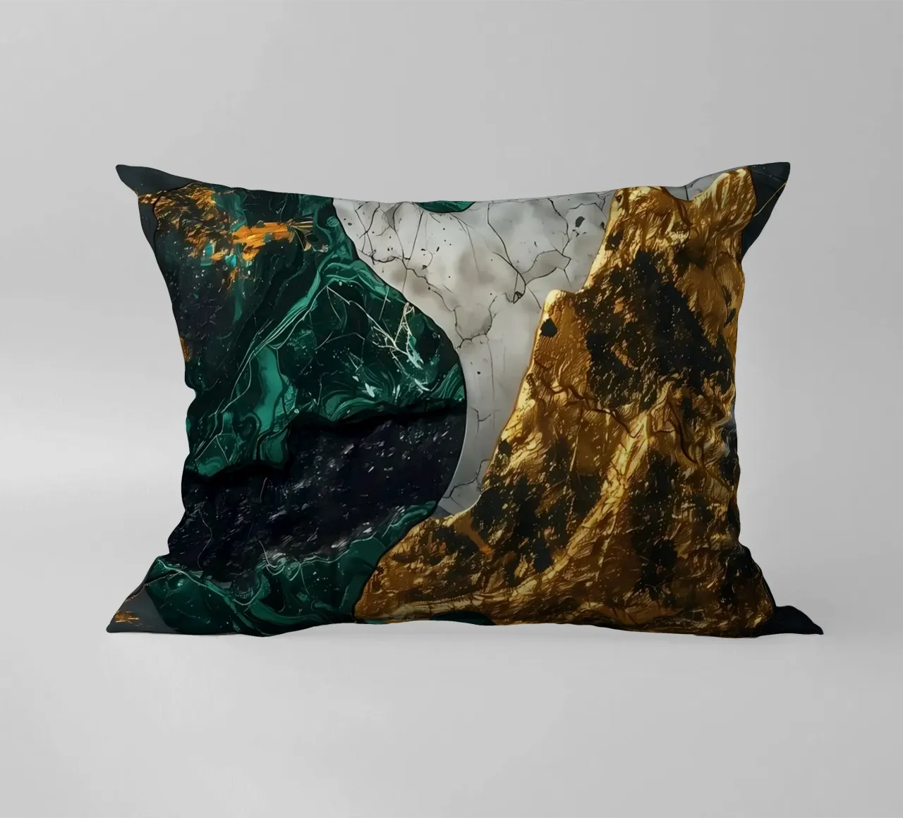 Armonia Yin Yang Kintsugi cuscino da Mikesell