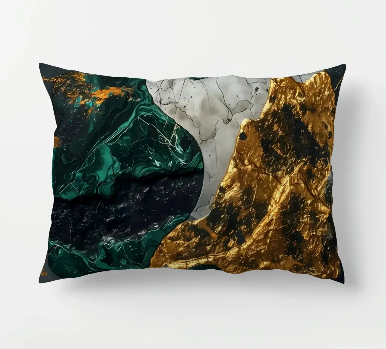Armonia Yin Yang Kintsugi cuscino da Mikesell