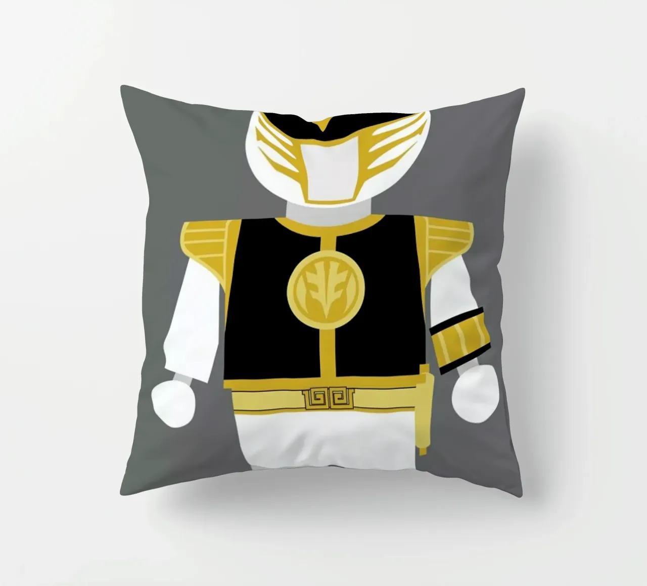Power Ranger Toy White cuscino da Rafa Gomes