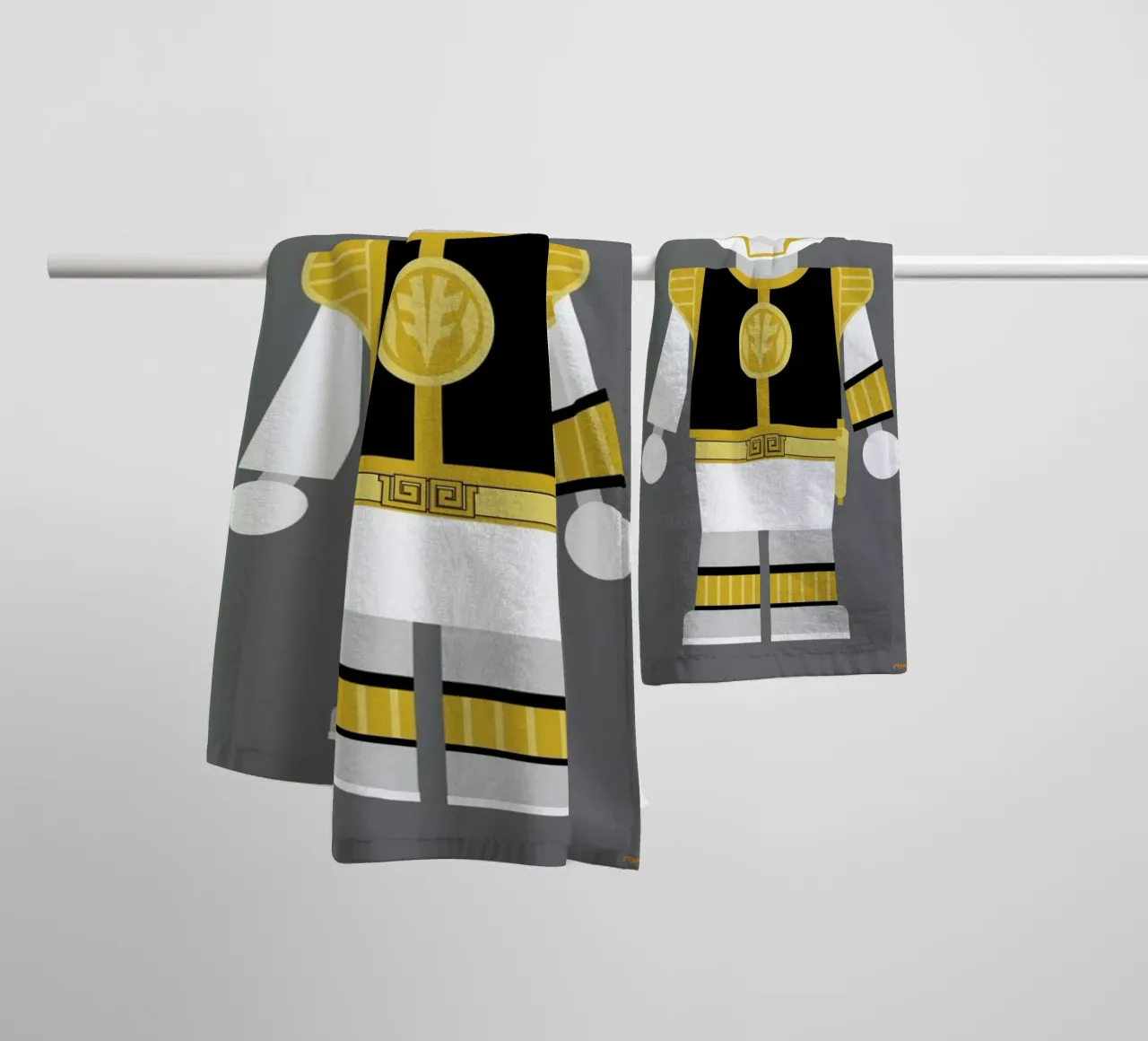 Power Ranger Toy White asciugamano da bagno da Rafa Gomes