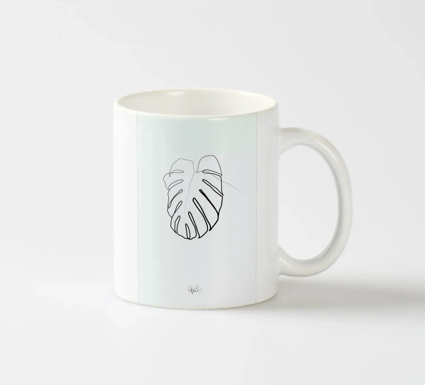 Vert 3 ceramic mug by Quibe