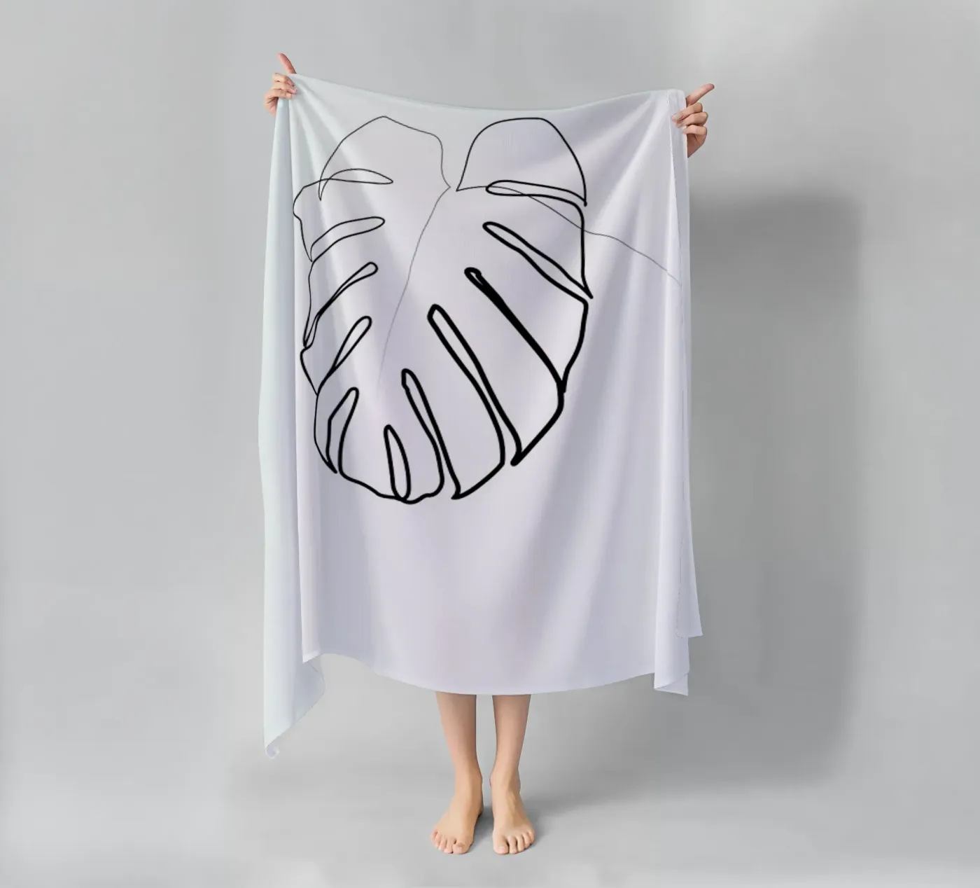 Vert 3 beach towel by Quibe