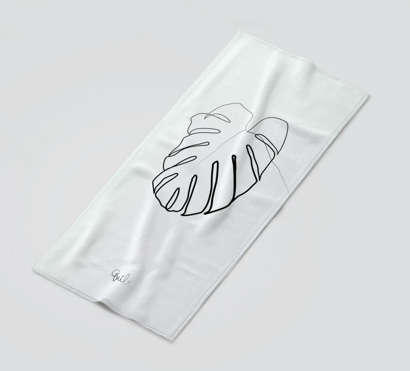 Vert 3 beach towel by Quibe