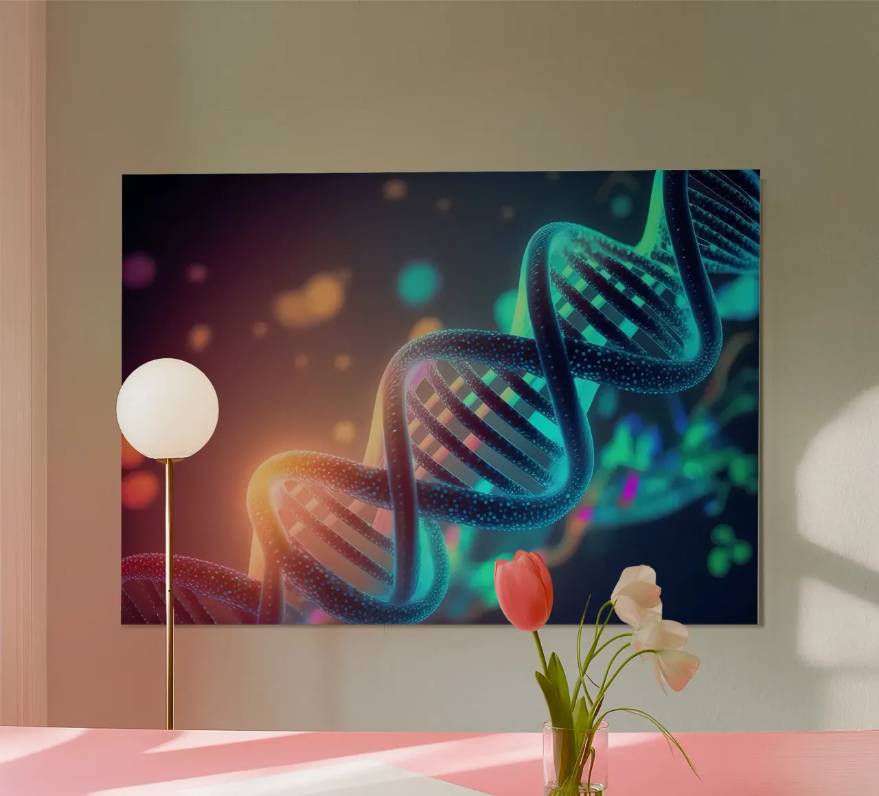 Essenza genetica poster con telaio in plastica da Delaplane