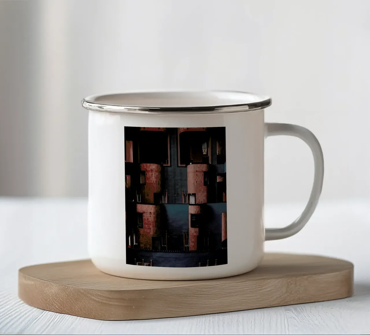 Walden Grangilbert tazza in smalto da Chris Abatzis
