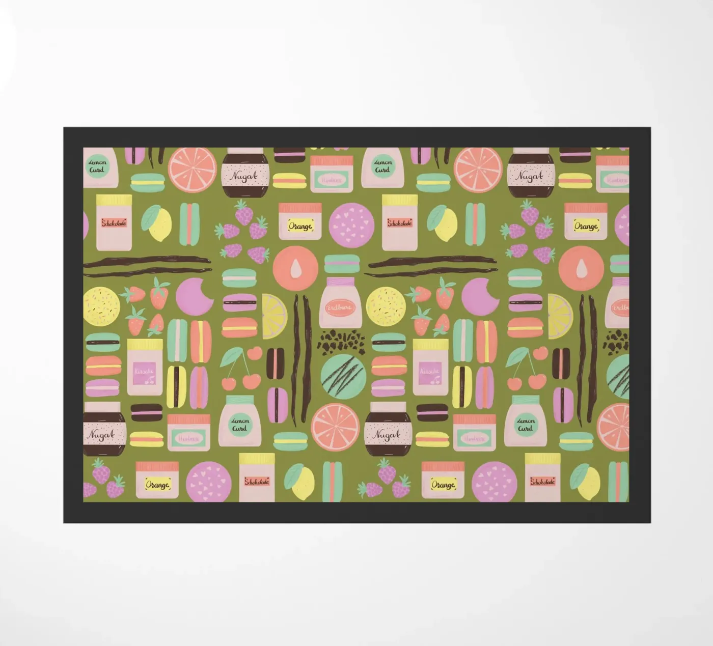 Macarons Fußmatte von nicigabrieldesigns