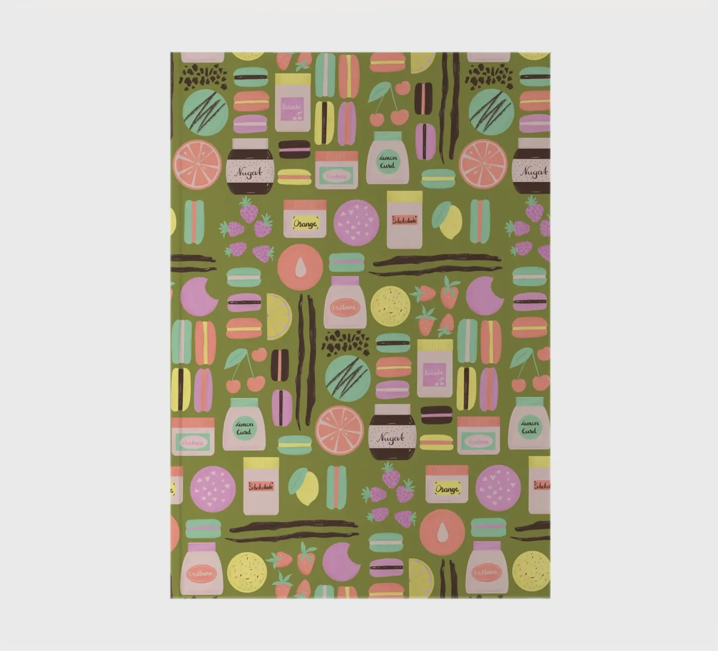 Macarons notebook by nicigabrieldesigns