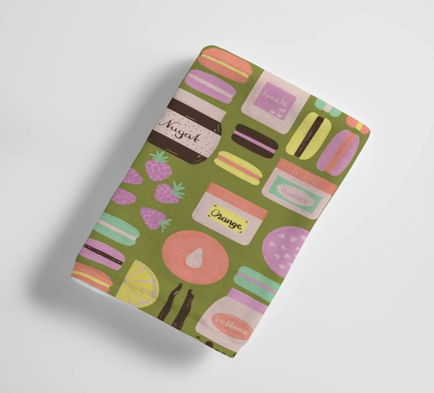 Macarons towel by nicigabrieldesigns