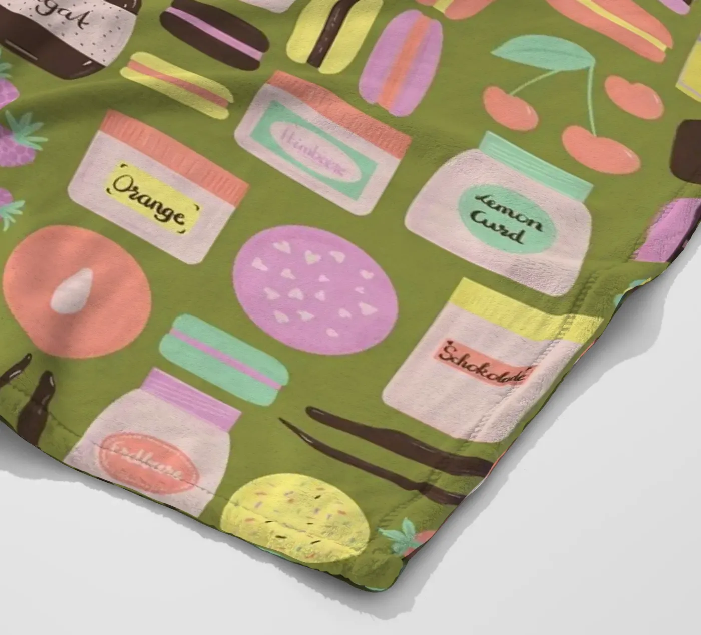 Macarons Fleecedecke von nicigabrieldesigns