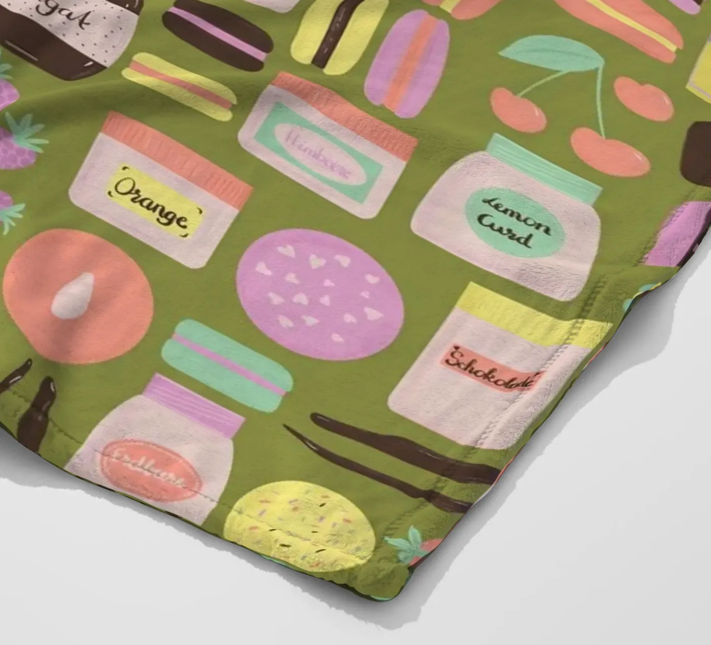 Macarons Fleecedecke von nicigabrieldesigns