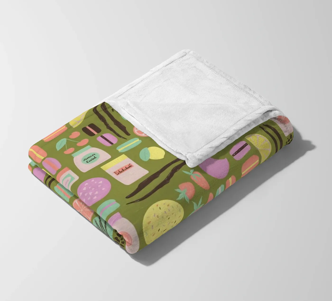 Macarons Fleecedecke von nicigabrieldesigns