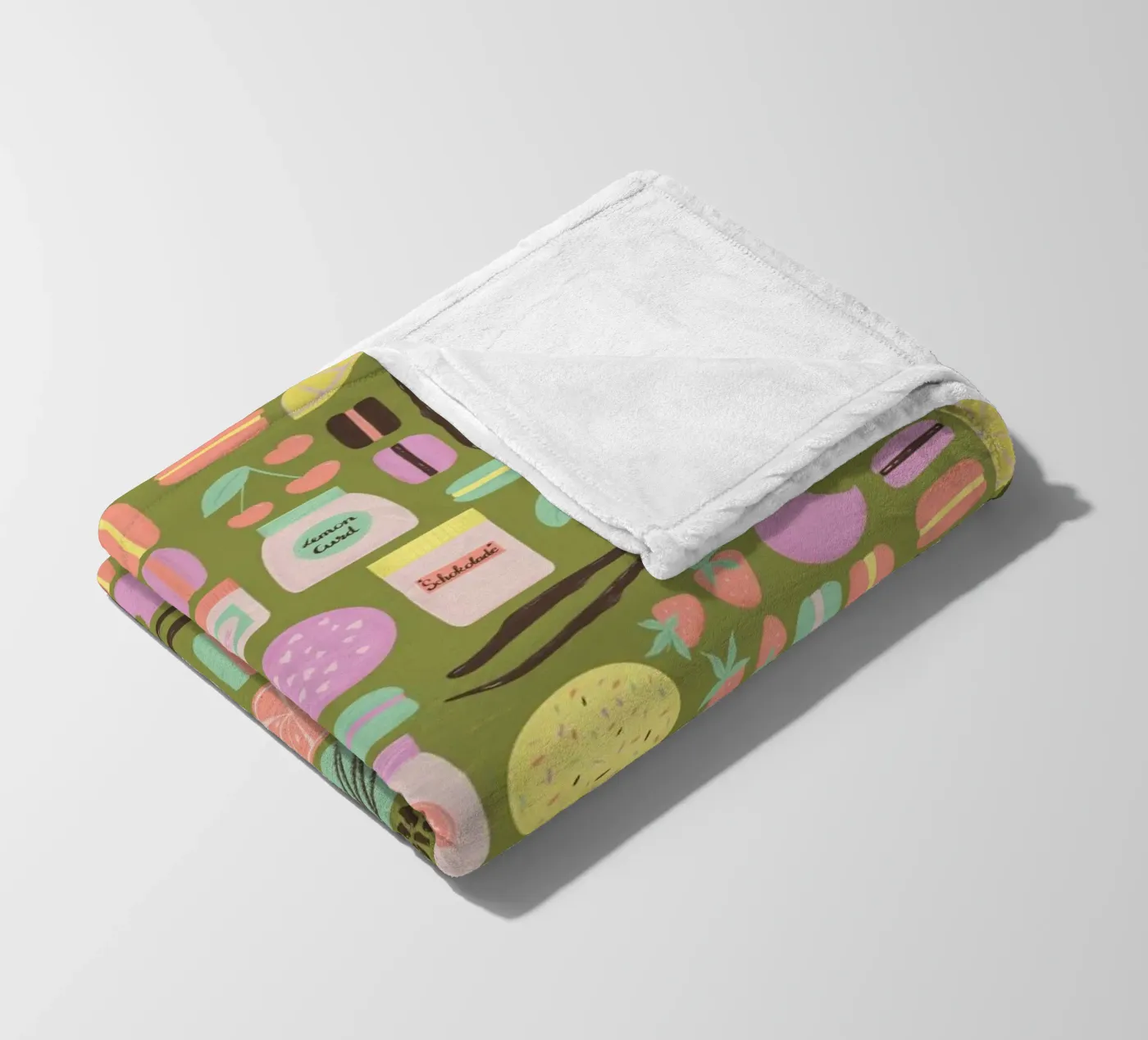 Macarons Fleecedecke von nicigabrieldesigns