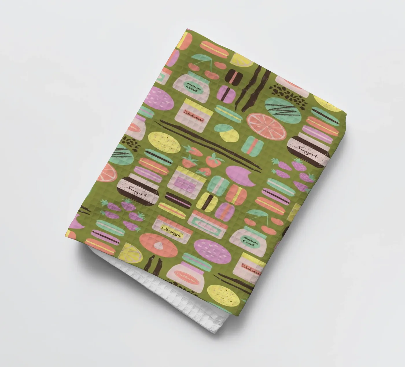 Macarons Geschirrtuch von nicigabrieldesigns