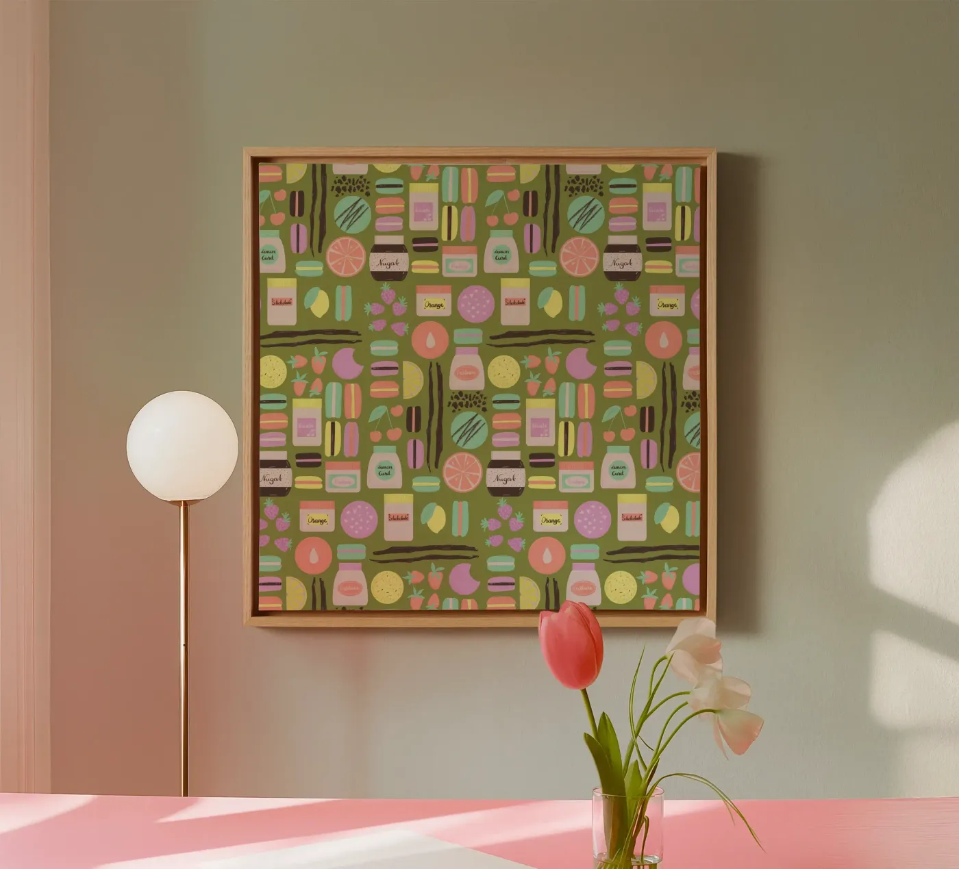 Macarons canvas by nicigabrieldesigns