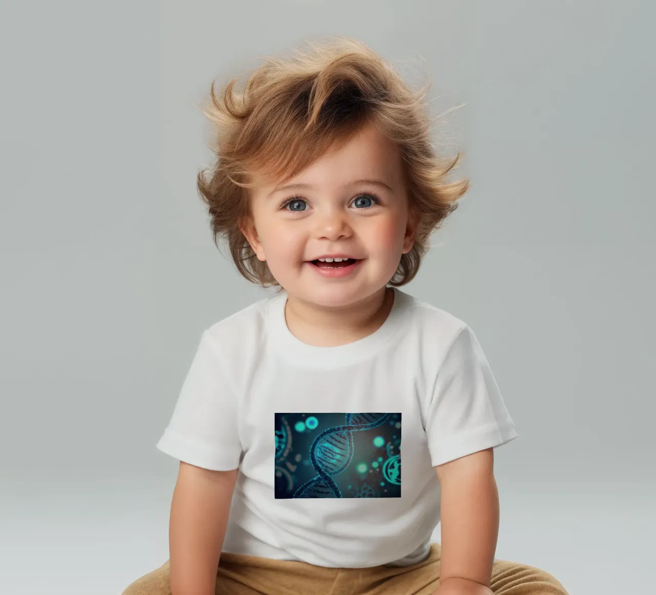 DNA Abstractions baby t-shirt by Delaplane