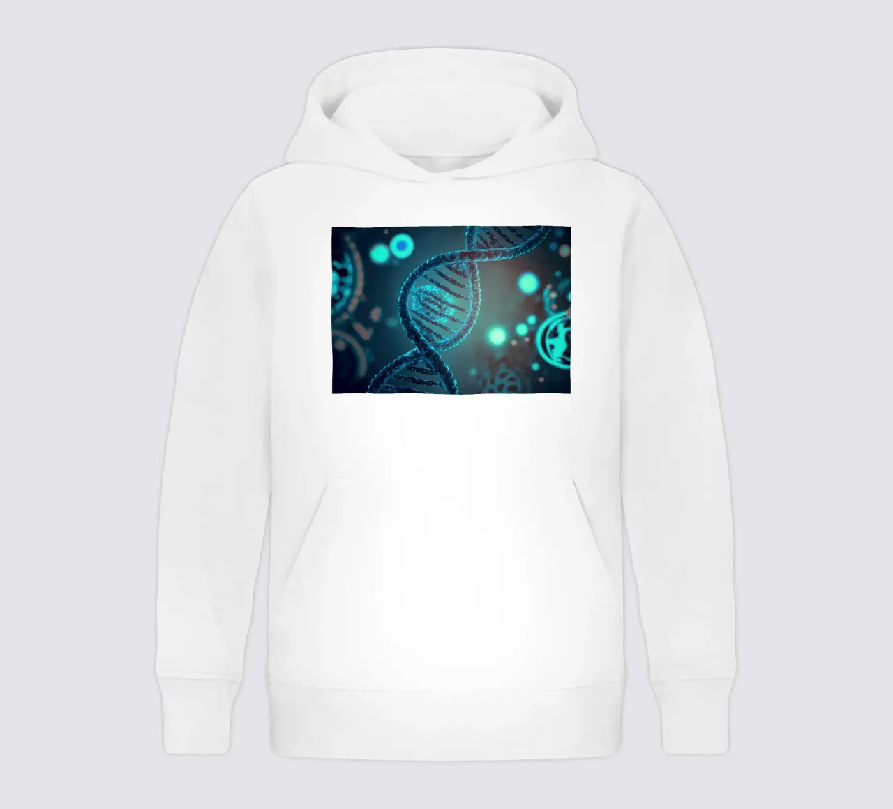 DNA Abstractions kids hoodie by Delaplane