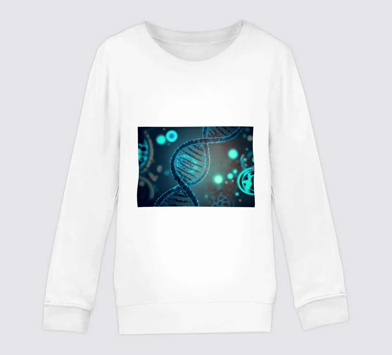 DNA Abstractions kids sweatshirt by Delaplane