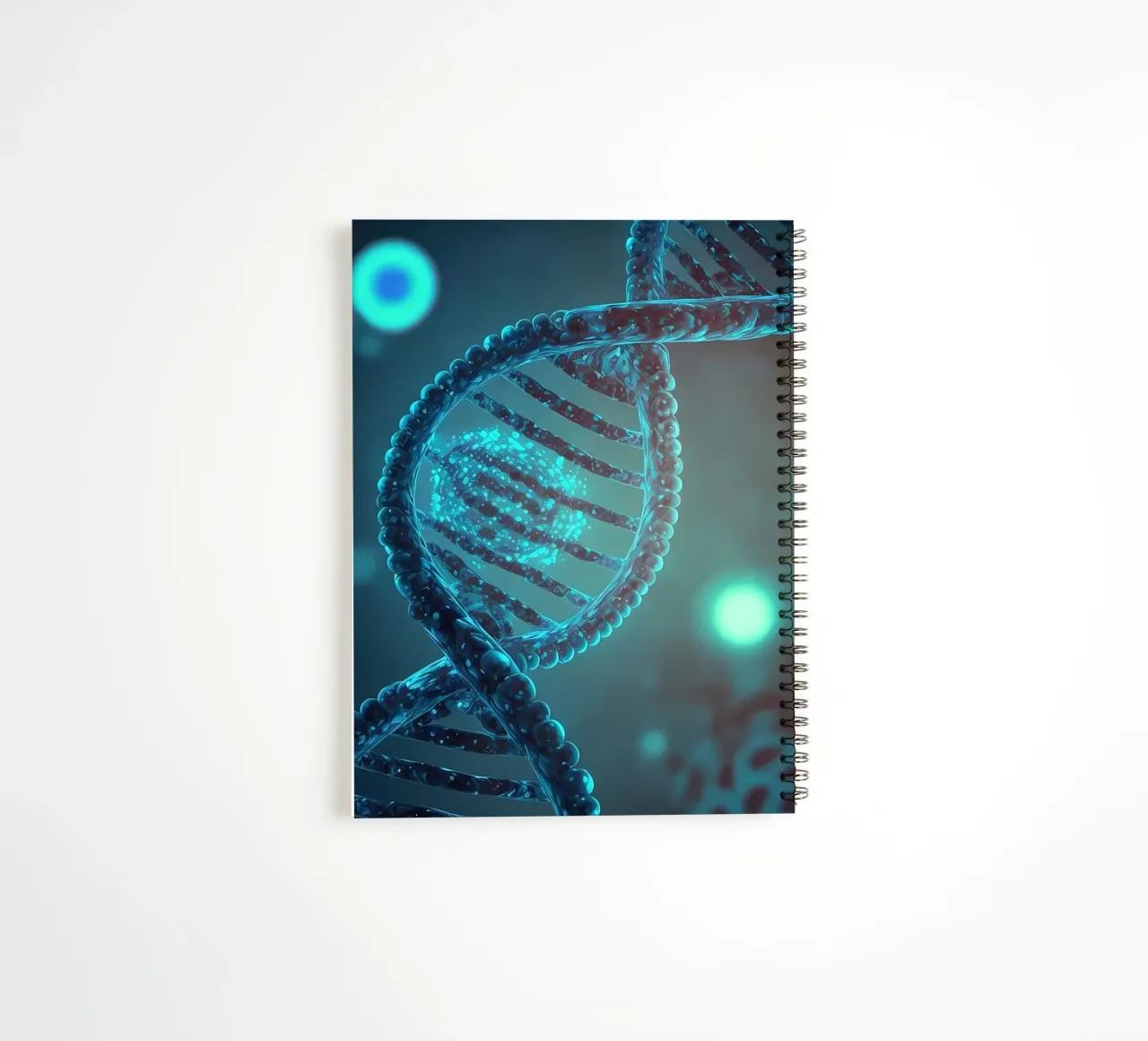 DNA Abstractions spiral notebook by Delaplane