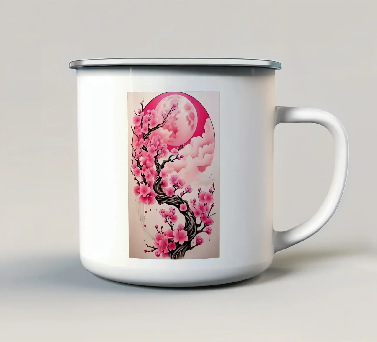 Poster minimalista 47 tazza in smalto da Kadynce