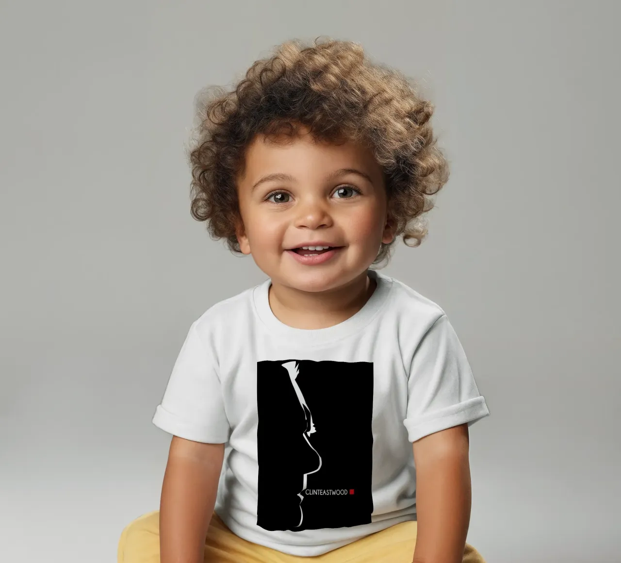 Clint baby t-shirt by AS Art