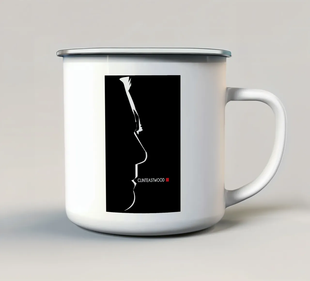 Clint Emaille Tasse von AS Art