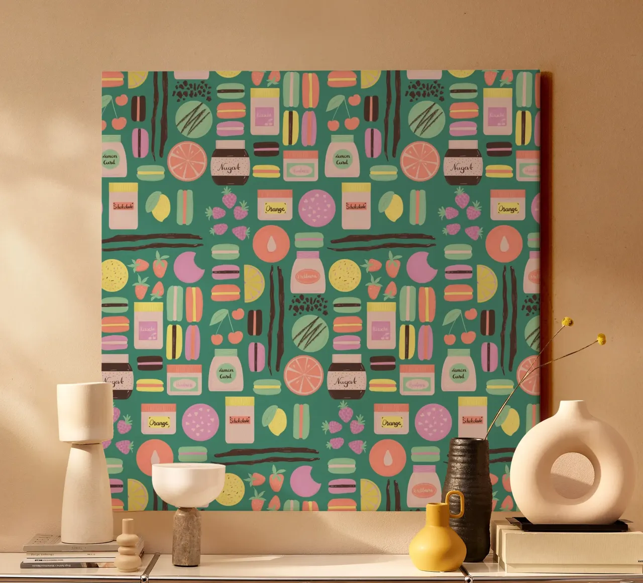 Macarons tela da nicigabrieldesigns