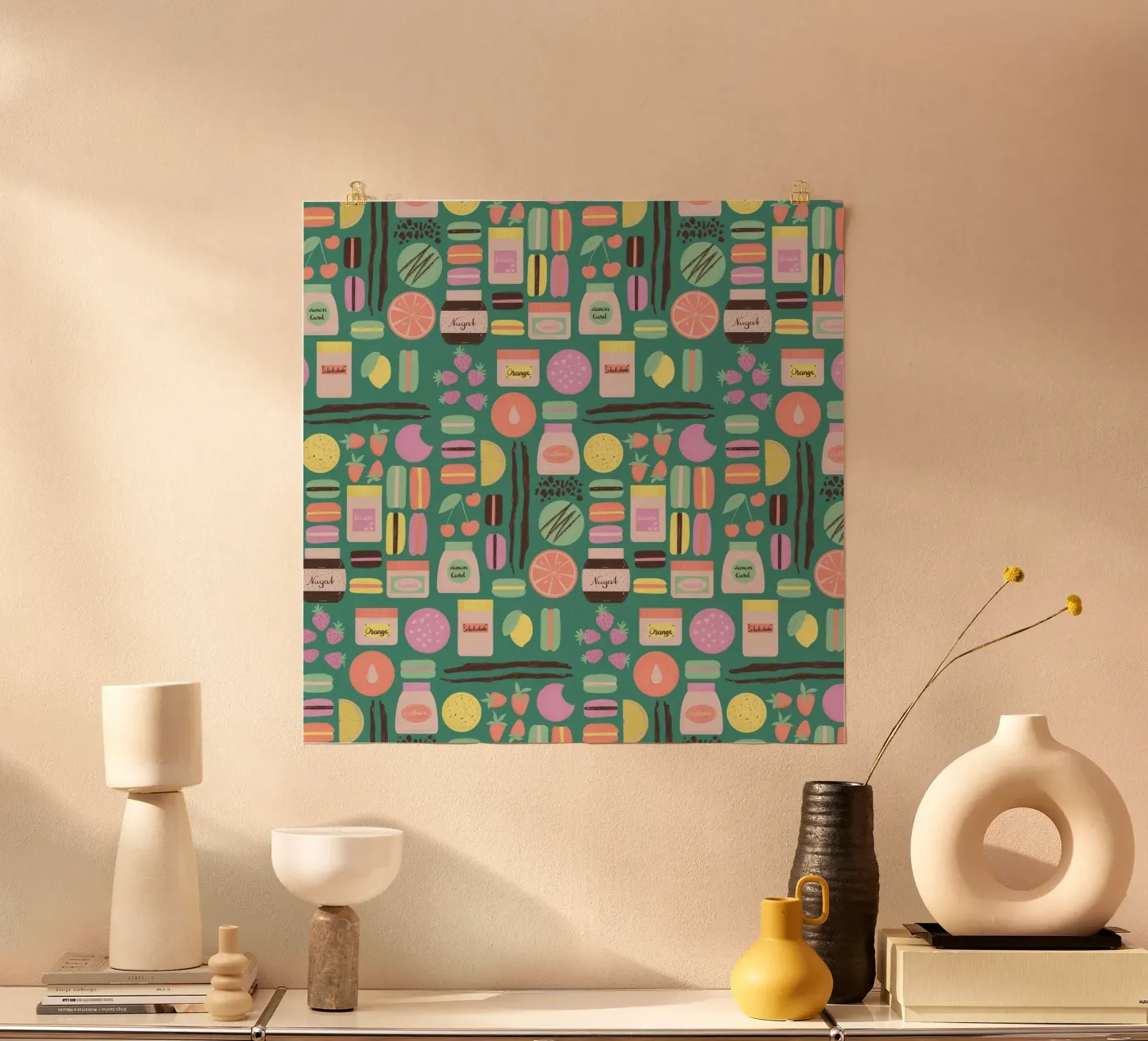 Macarons poster by nicigabrieldesigns