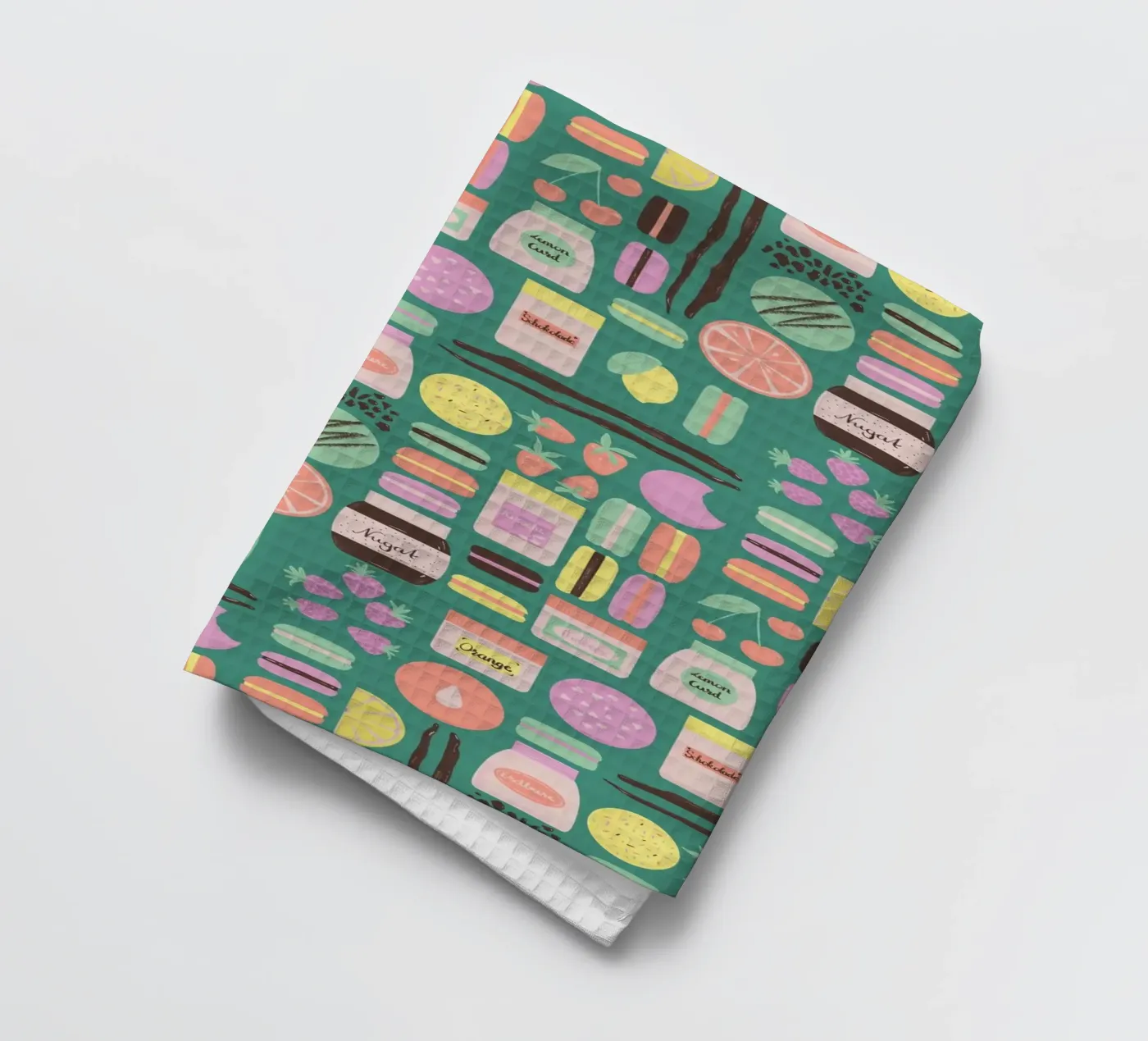 Macarons Geschirrtuch von nicigabrieldesigns