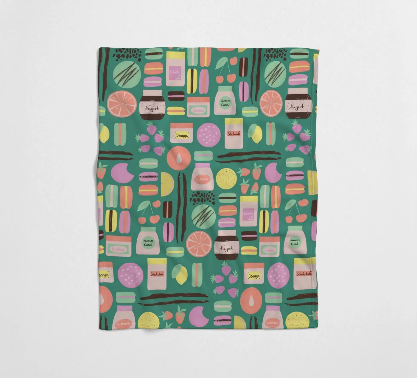 Macarons coperta in pile da nicigabrieldesigns