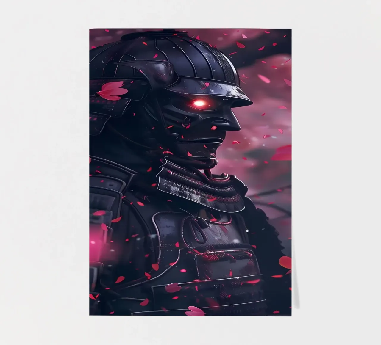 Japanese Samurai Sakura sticker sheet by Mikesell