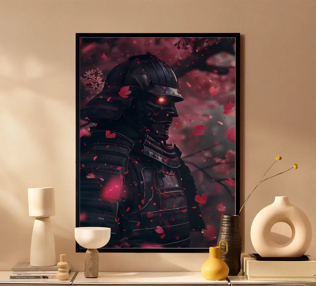 Samurai giapponese Sakura poster da Mikesell