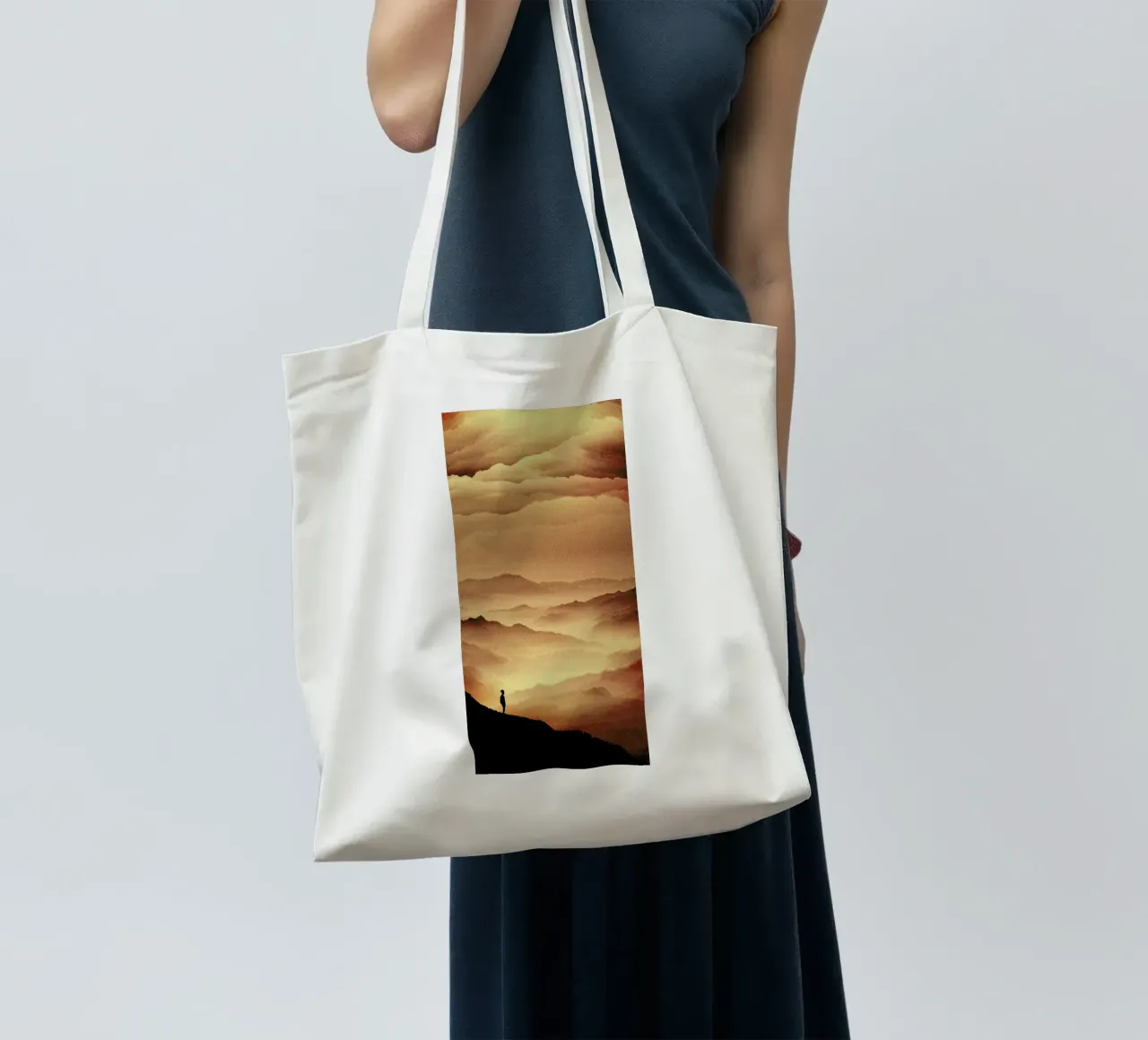 Red Noise Isolation Series borsa in juta da Stoian Hitrov
