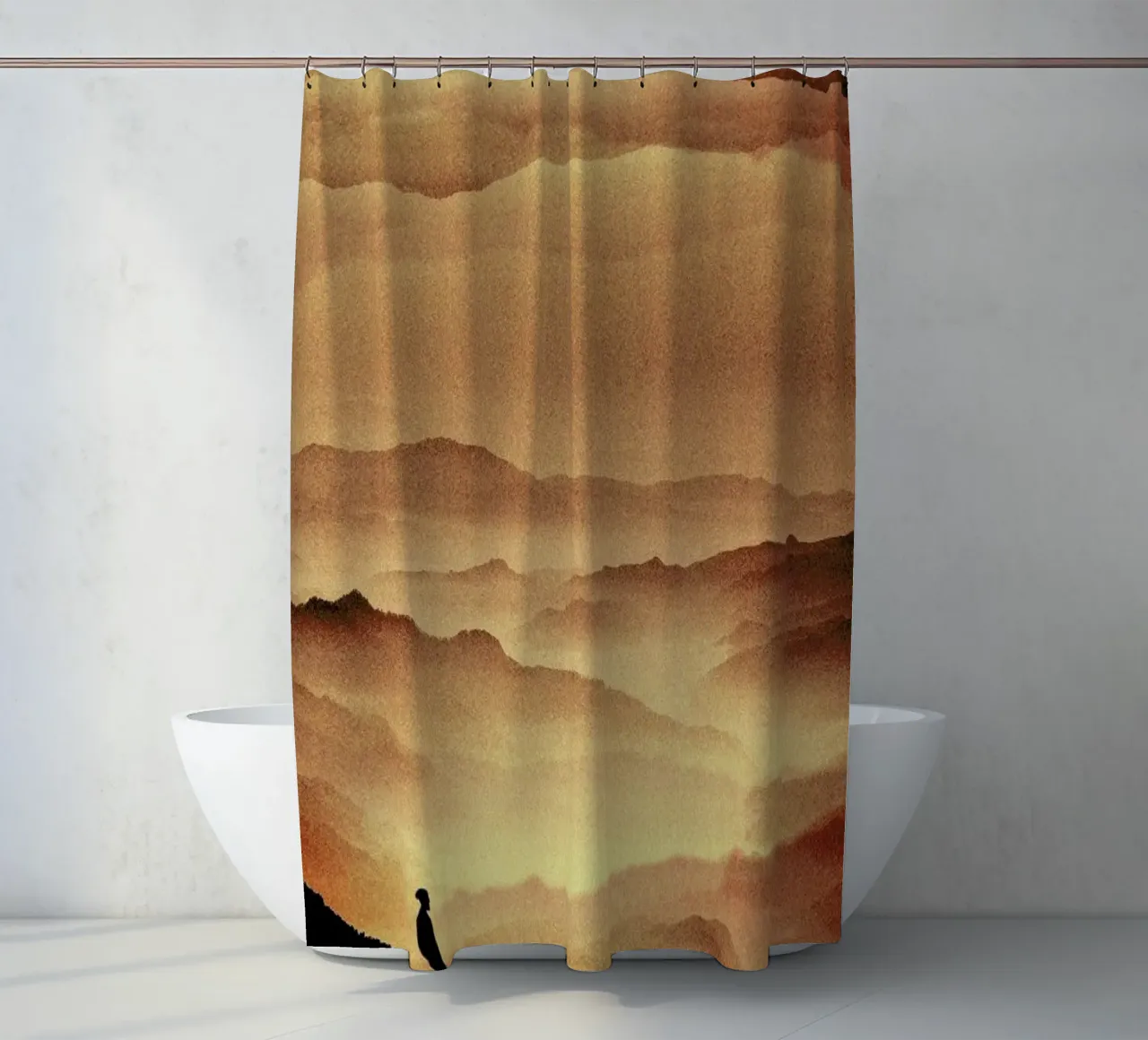 Red Noise Isolation Series tenda da doccia da Stoian Hitrov