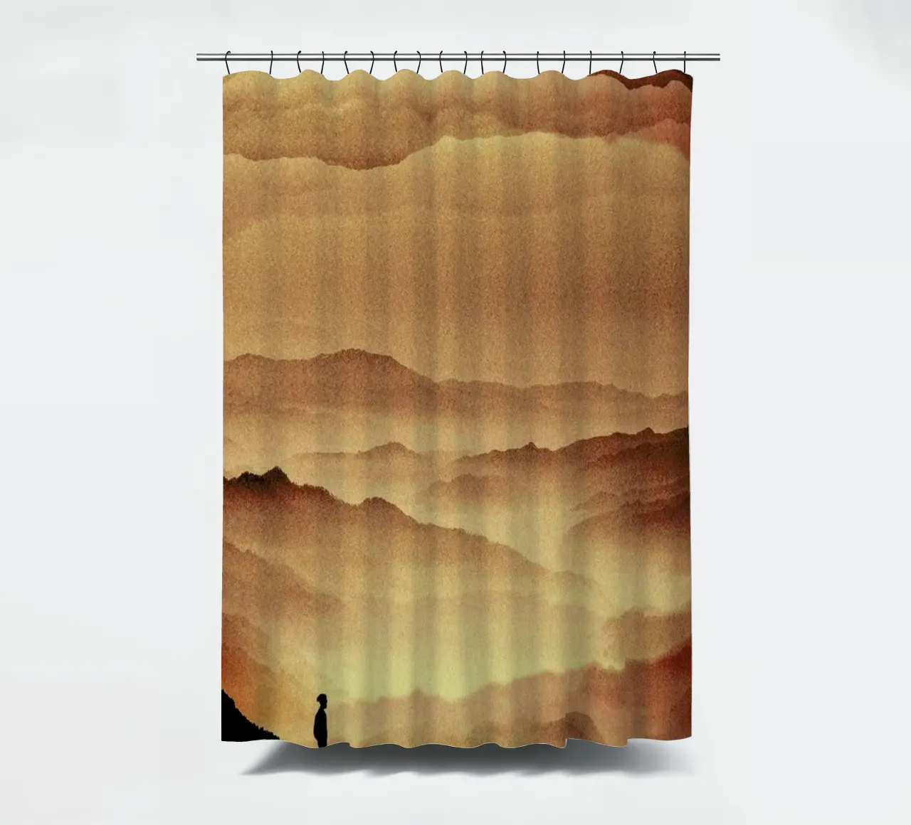 Red Noise Isolation Series tenda da doccia da Stoian Hitrov