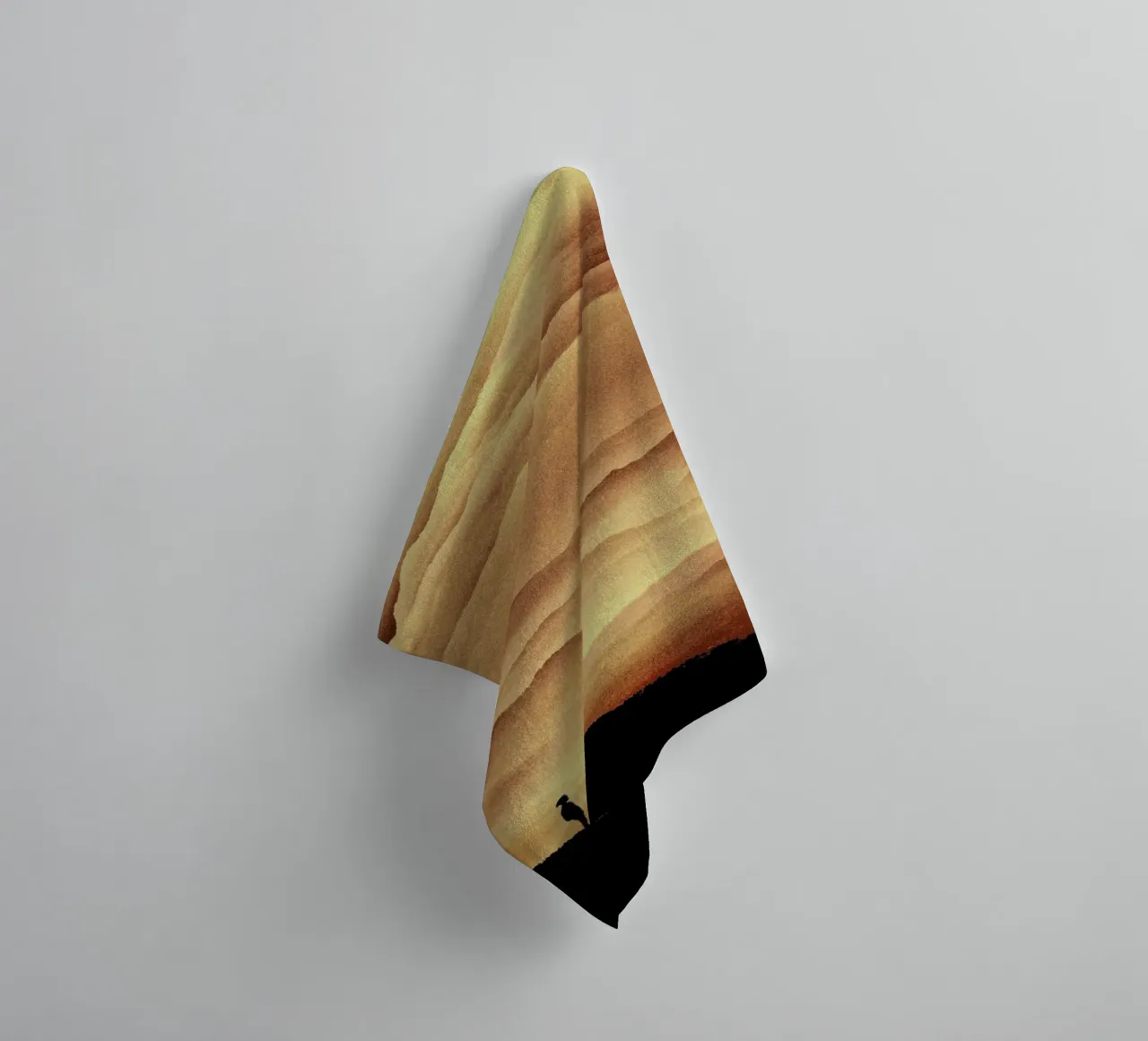 Red Noise Isolation Series towel by Stoian Hitrov