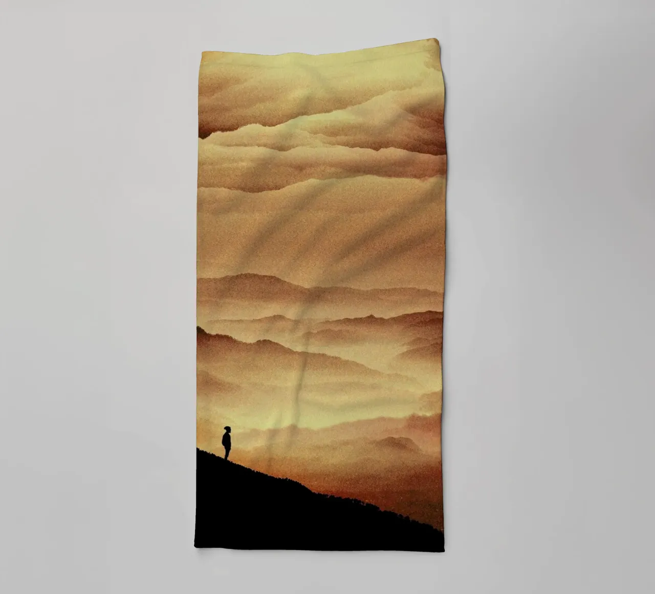 Red Noise Isolation Series towel by Stoian Hitrov