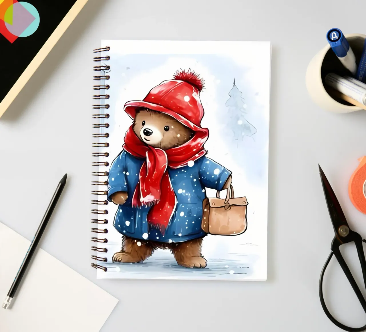 Minimalist Poster 48 spiral notebook by Kadynce