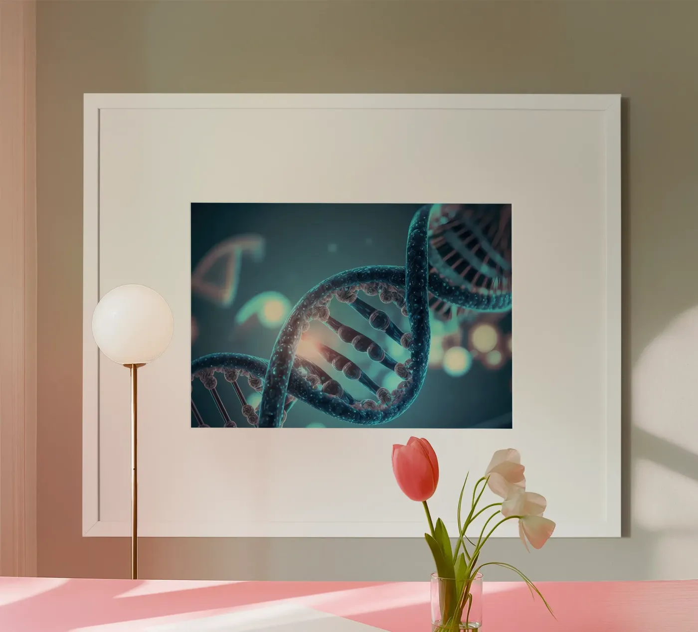 DNA Reflections poster by Delaplane