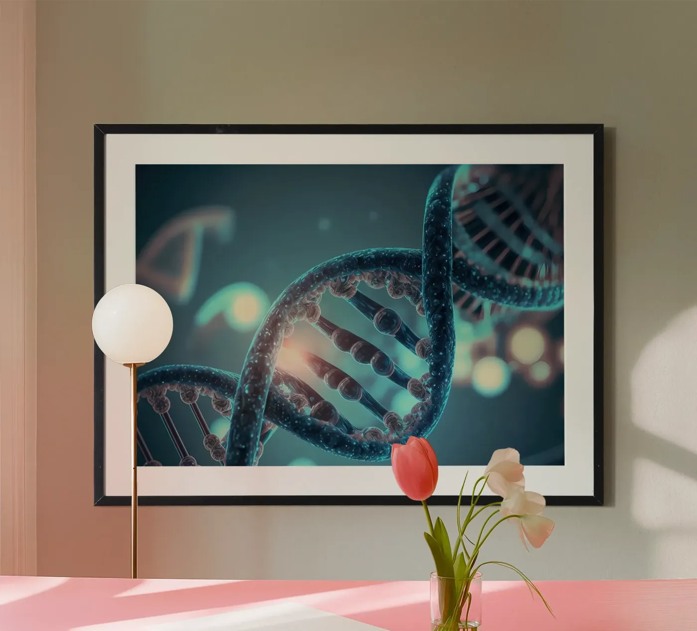 DNA Reflections poster by Delaplane