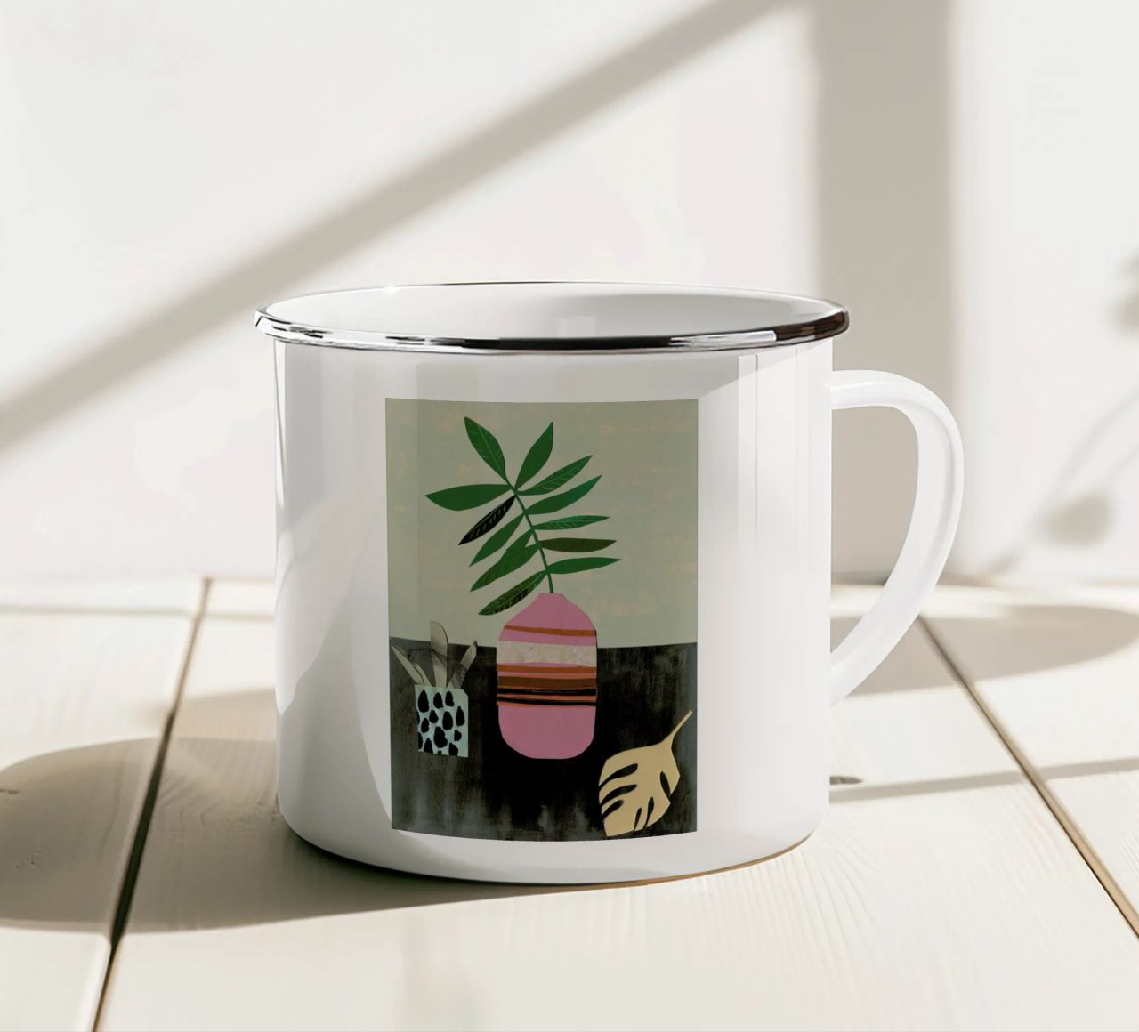 Vasen & Co. 3 tazza in smalto da Rinah Lang