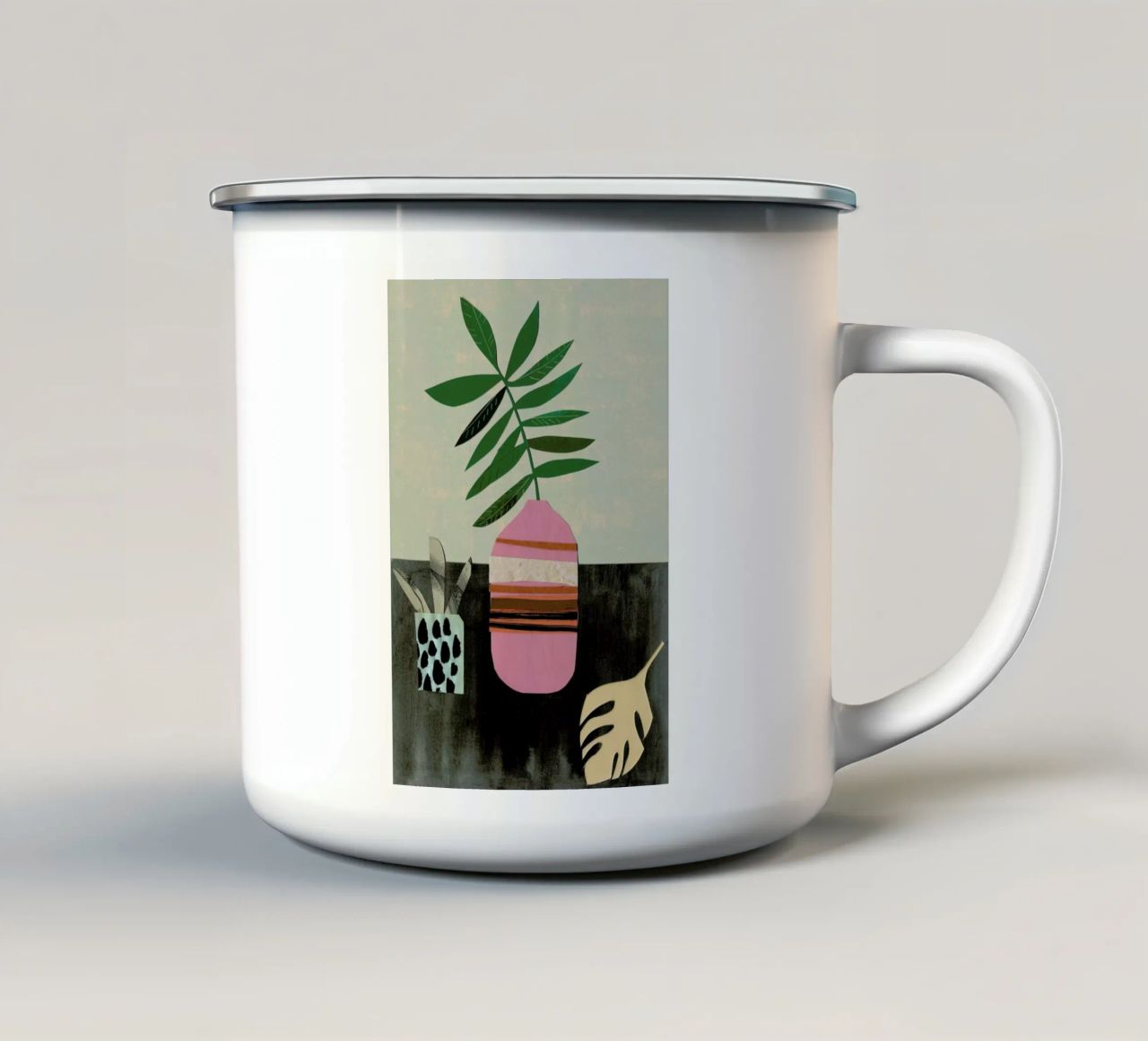 Vasen & Co. 3 tazza in smalto da Rinah Lang
