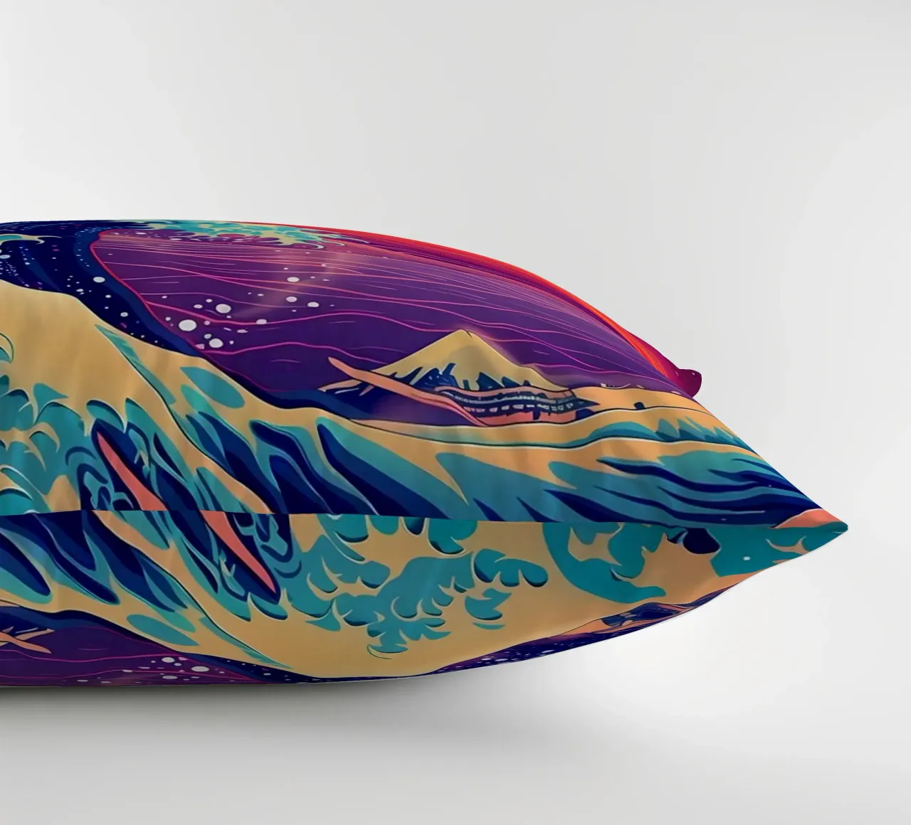 Grande onda retrò cuscino da Mikesell