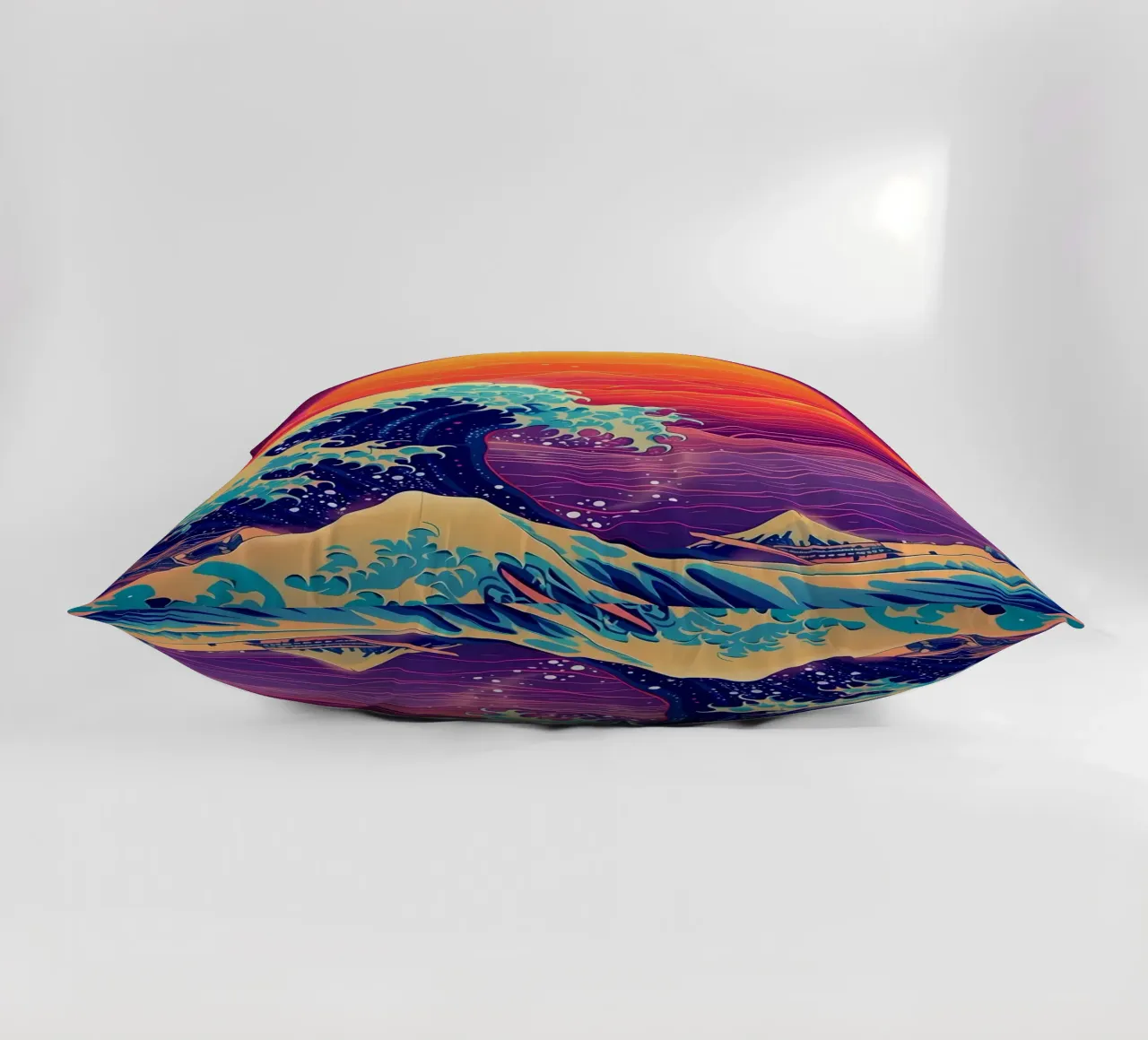 Grande onda retrò cuscino da Mikesell