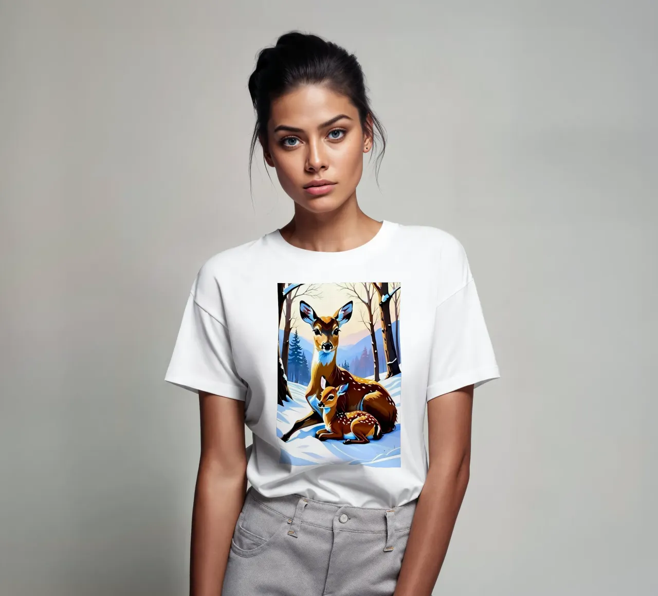 Minimalistische Poster 49 t-shirt van Kadynce