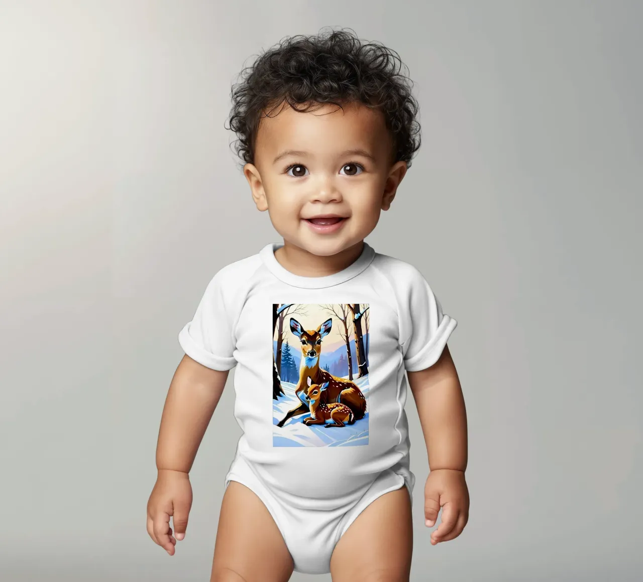 Minimalist Poster 49 short-sleeve baby romper by Kadynce