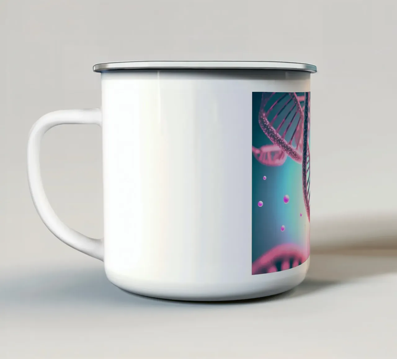 Visioni genetiche tazza in smalto da Delaplane