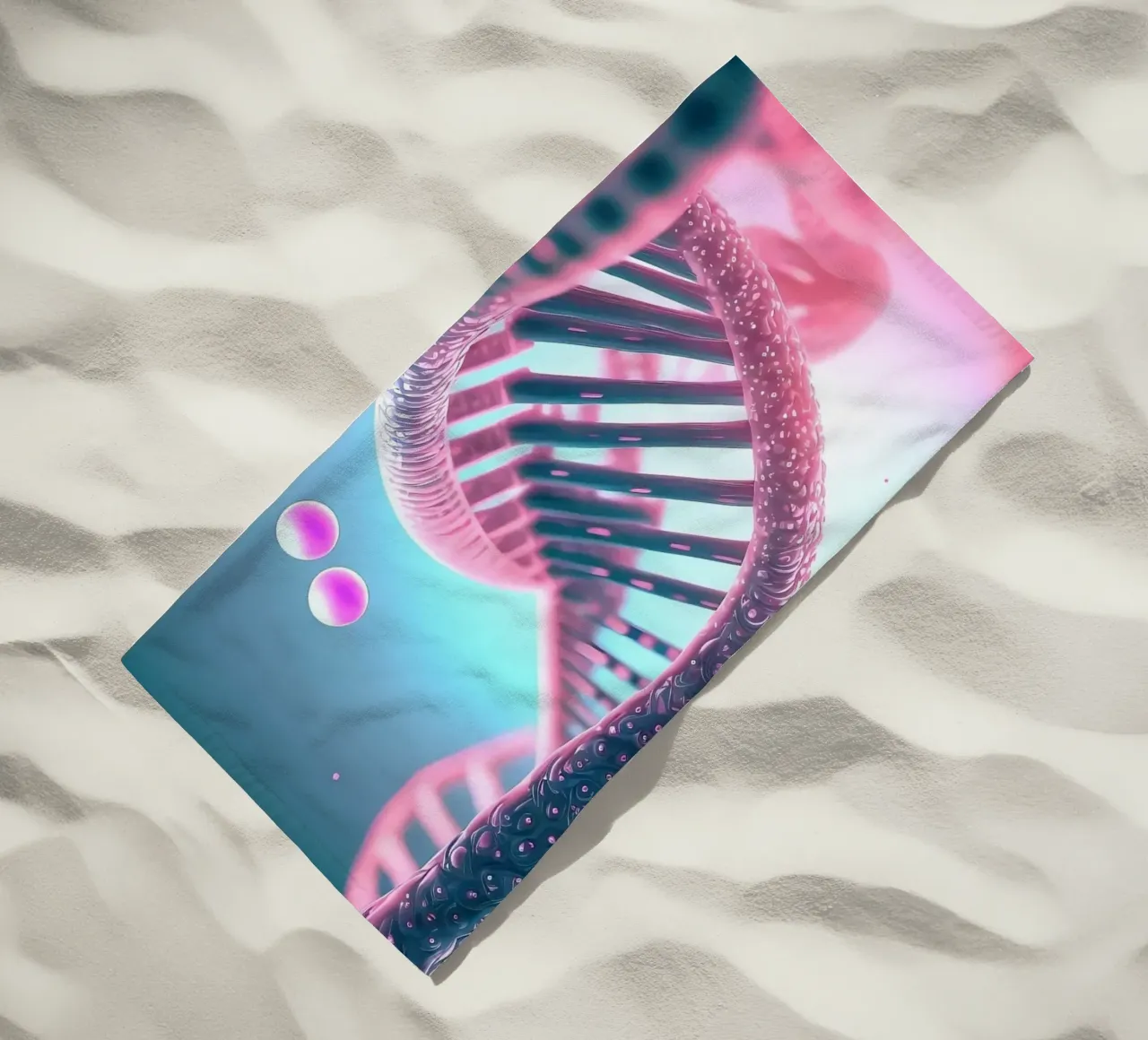 Genetic Visions beach towel by Delaplane