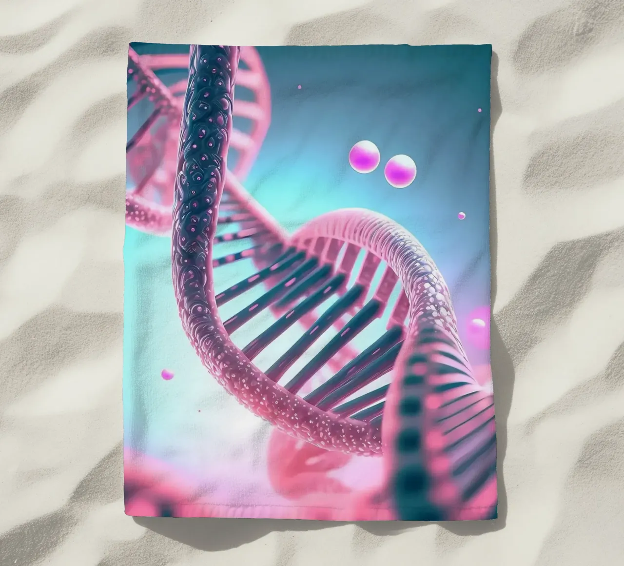 Genetic Visions beach towel by Delaplane