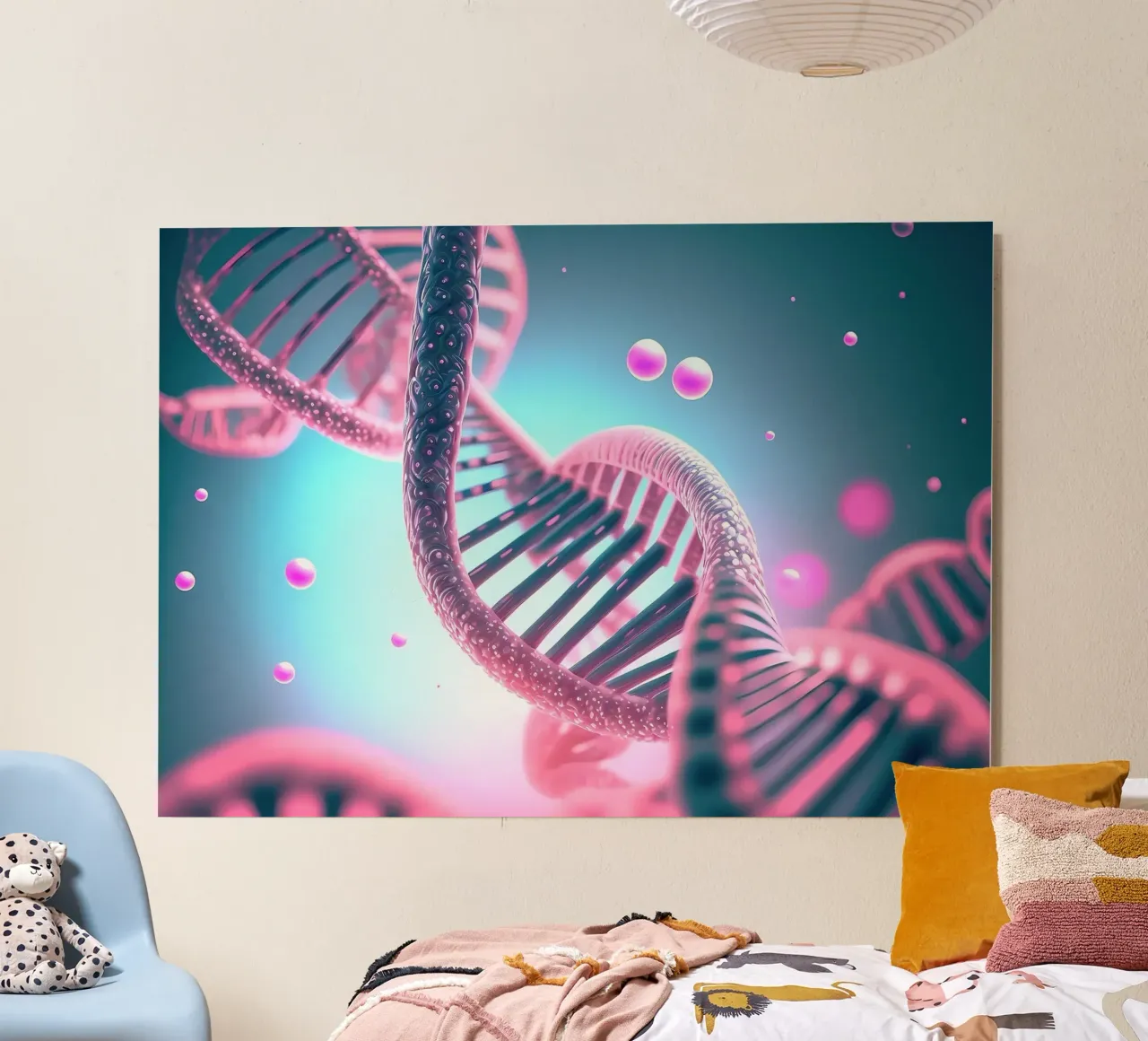 Genetic Visions alu-dibond by Delaplane